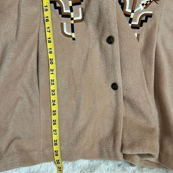 Vintage Bob Mackie women’s fleece  jacket 1X - Picture 5 of 9